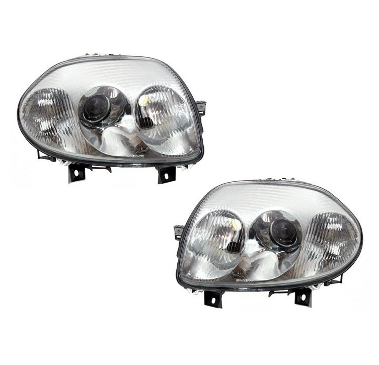 Headlights Renault Clio B Chrome