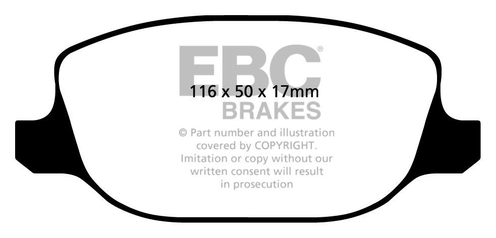 EBC Brakes ALFA ROMEO Alfa 159/159 Sportwagon 1.9 TD (120) 2008-