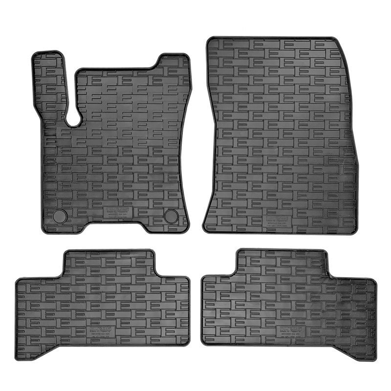 Rubber car mats set  Mercedes EQA (H243) 2021- (4-pieces + fixing system)