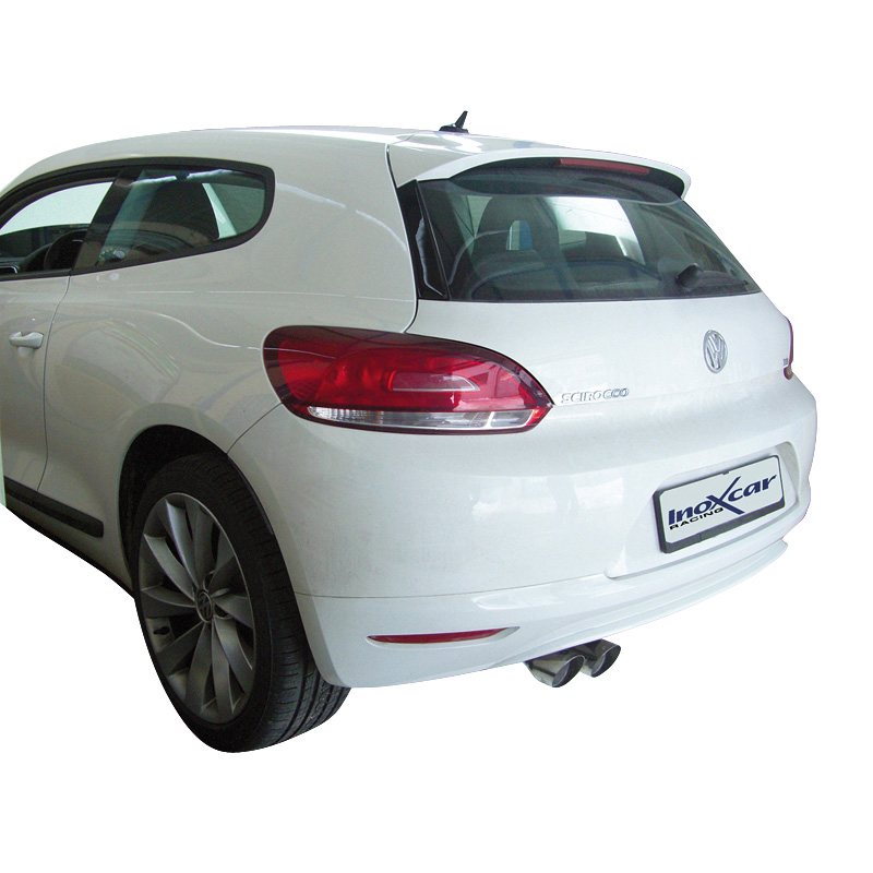 100% Inox Sport Exhaust  Volkswagen Scirocco 1.4 TSi (160HP) 2008- 2x80mm Racing