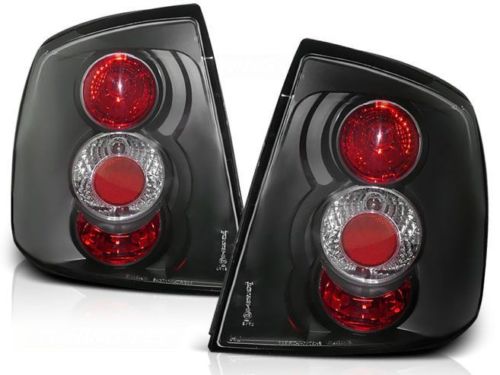 Taillights Opel Astra G style Black