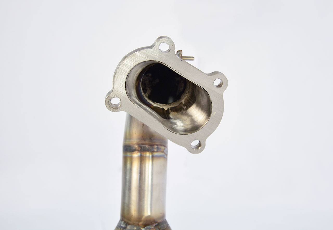 595 ABARTH 1.4T (145 Hp) (Ø65) 2015 Turbo downpipe kit + Metallic catalytic converter 100CPSI