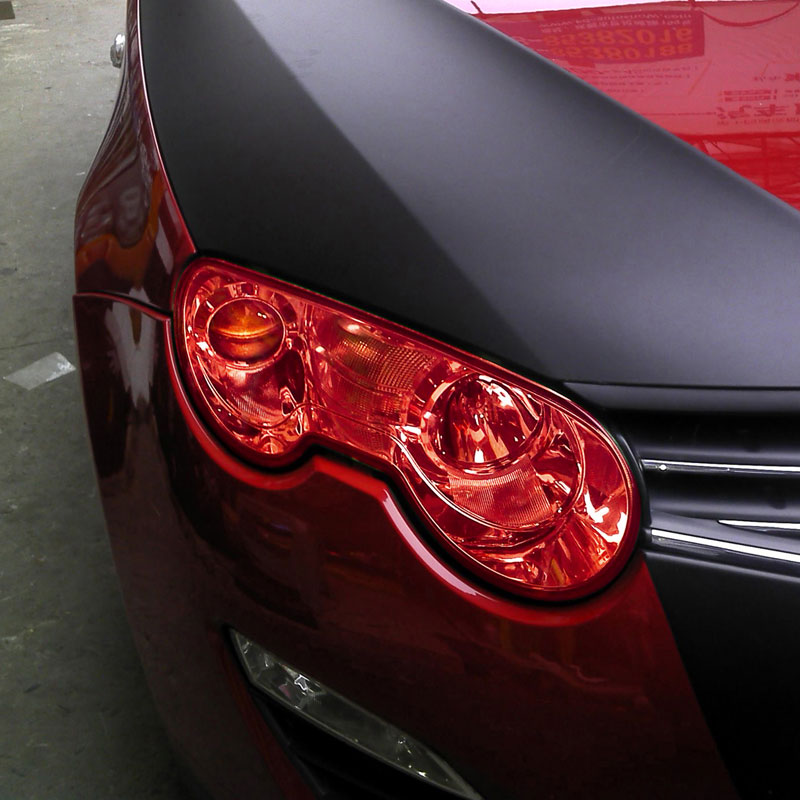 Head/Tail light foil - Traffic Red - 1000x30 cm