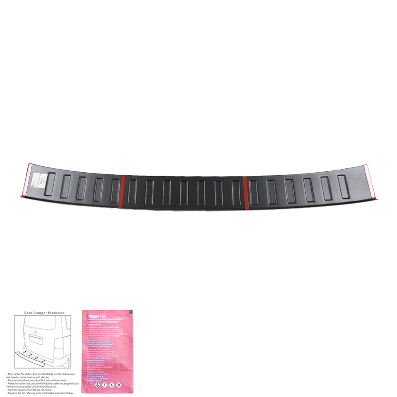 Rear Bumper Protector  Volkswagen Crafter MK2 2016- & MAN TGE MK1 PreFacelift 2016- - Matt black