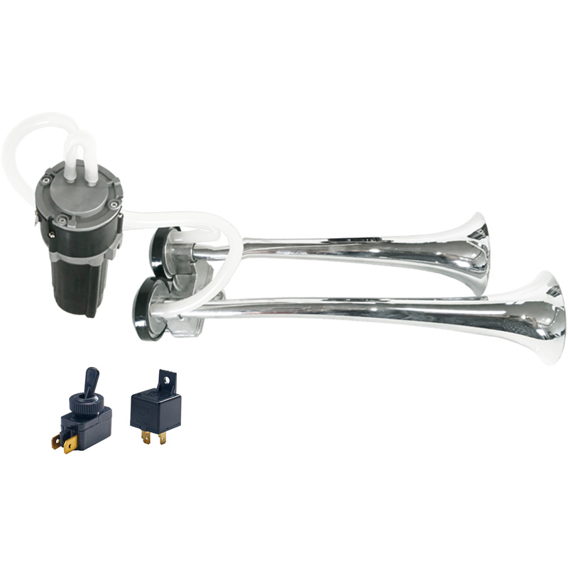 Simoni Racing Air Horn 2-tone - Truck - 24V 118dB - Aluminium