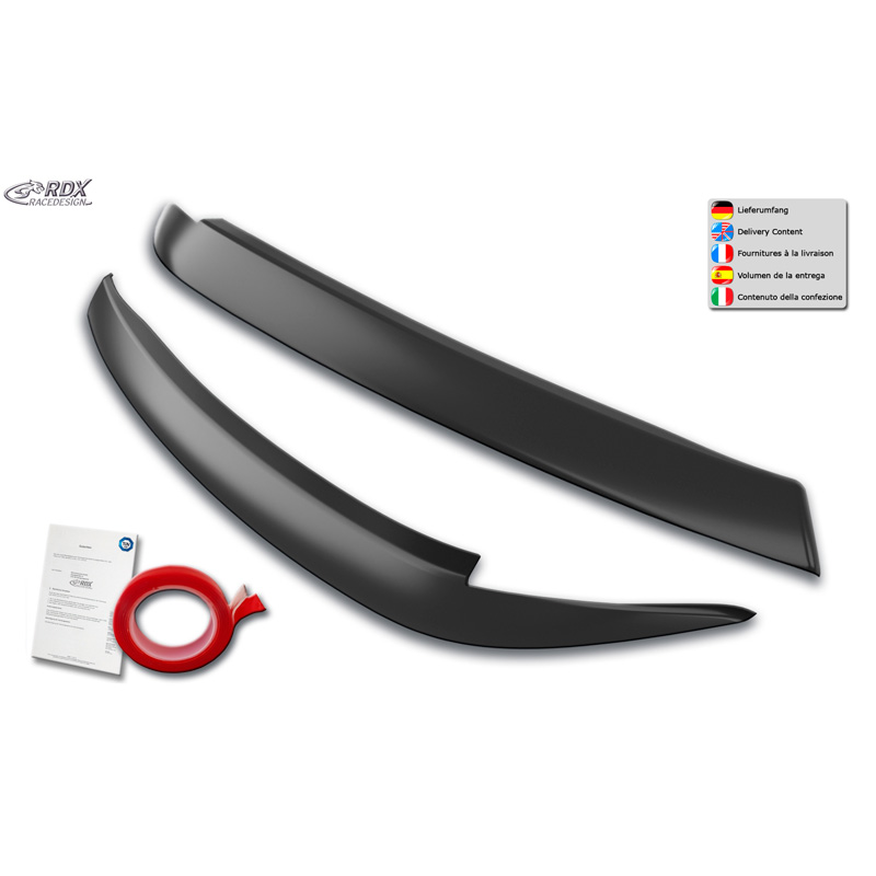 Head light spoilers  Volkswagen Caddy V 2020- (ABS)