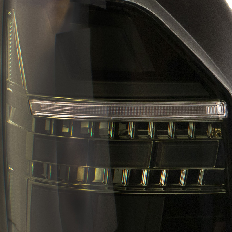 Set LED Tail Lights  Volkswagen Transporter T6 2015-2020 (with hatch) - Black - incl. Dynamic Running Light