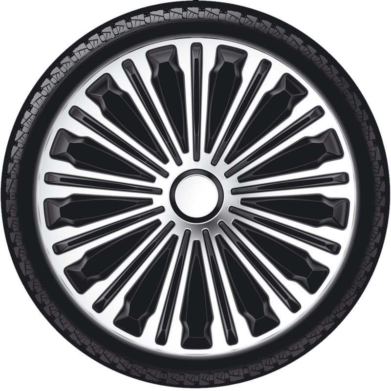 Set wheel covers Volante 14-inch silver/black