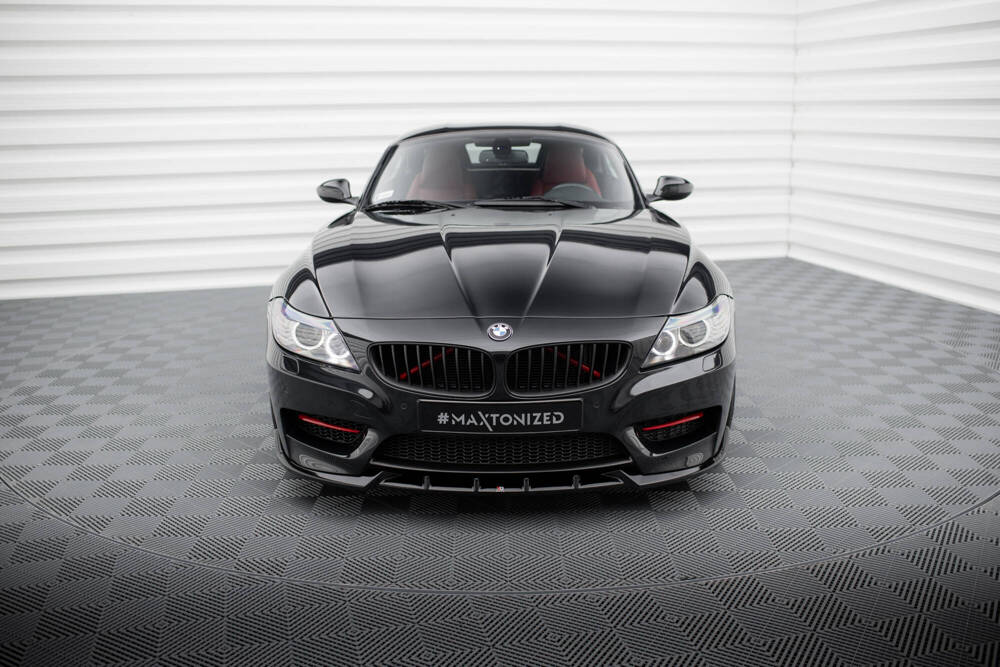 Voorspoiler passend voor BMW Z4 M Pakket E89 FL Maxton Glans Zwart