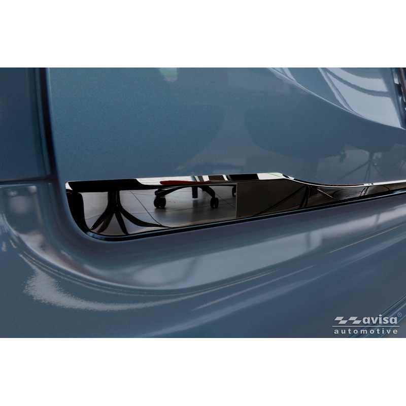 Avisa Black Chrome Stainless Steel Tailgate Trim  Toyota Proace City Verso 2019-2024 & Facelift 2024-