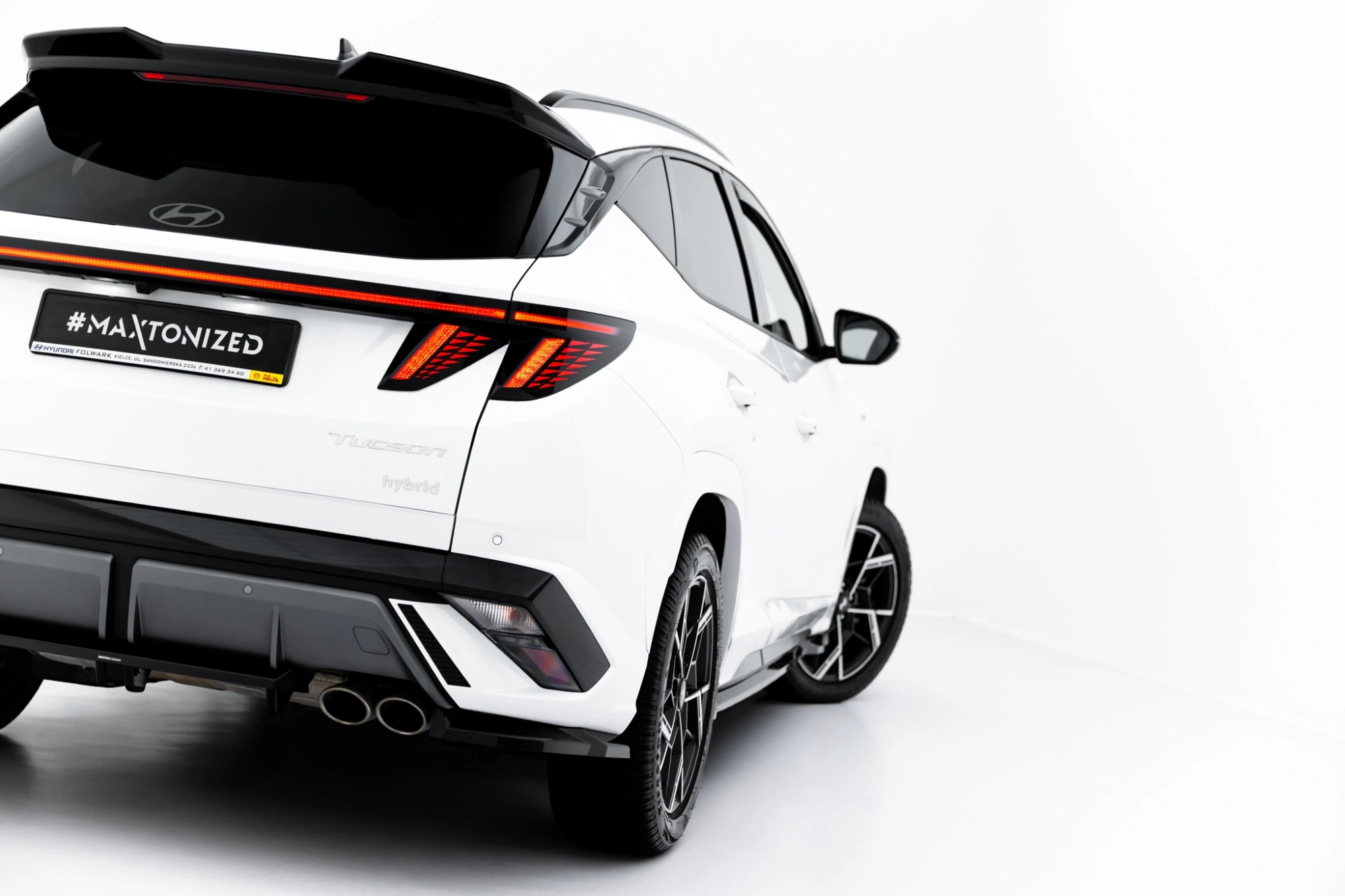 Diffuser Hyundai Tucson N-Line Mk4 Facelift Glans Zwart Maxton