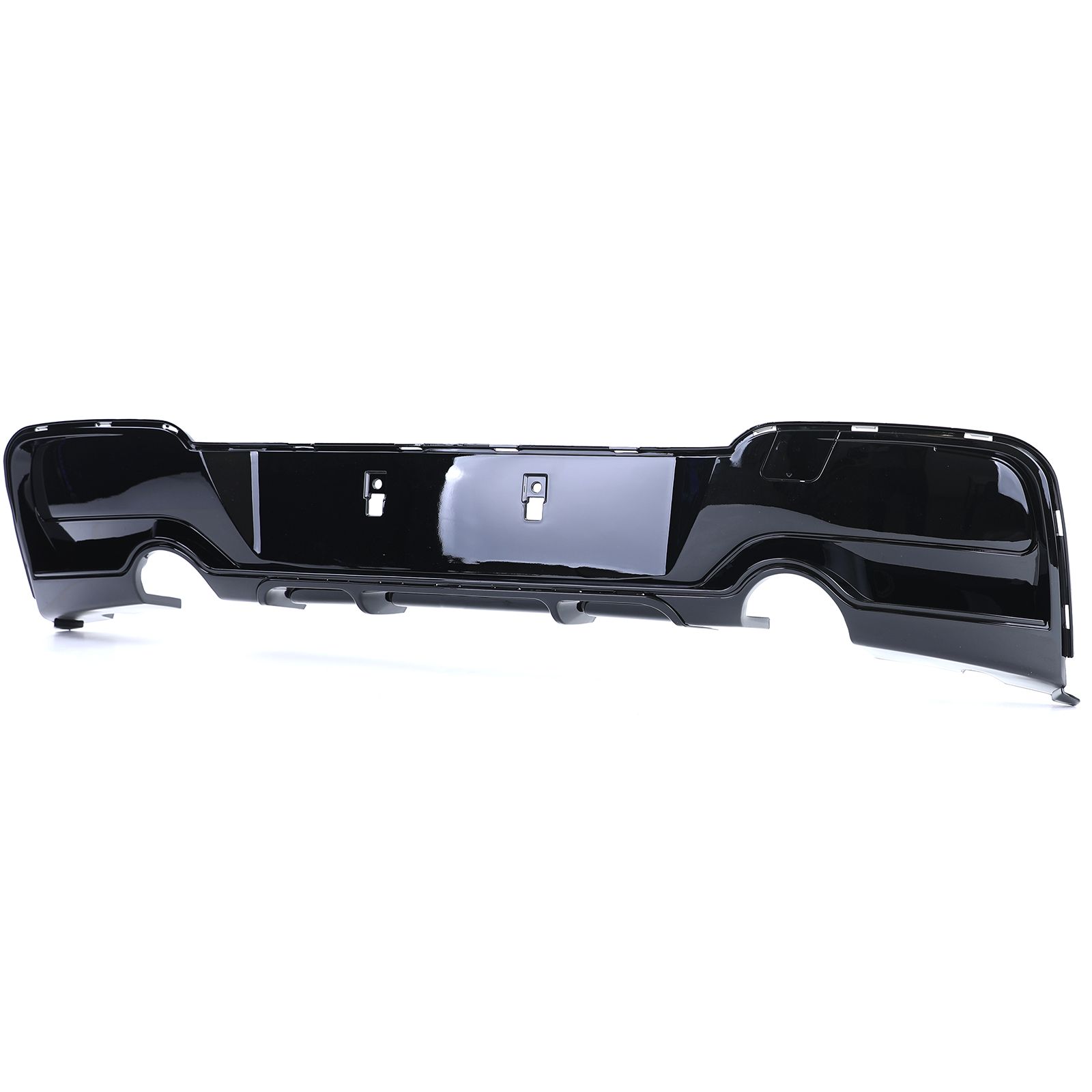 Achterbumper Diffuser passend voor BMW 1-Serie F20/F21 10-15 Performance Glans Zwart