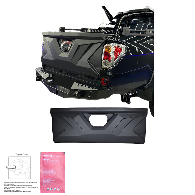 Tailgate Cover  Mitsubishi L200 Triton 4 2010-2014 - Matt black