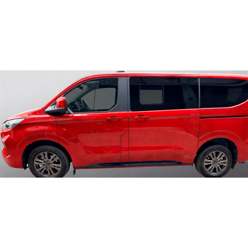 RGM Set Body Moulding Covers  Volkswagen Transporter T7 2024- & Ford Transit/Tourneo Custom 2023- Short Wheel Base - Gloss Black