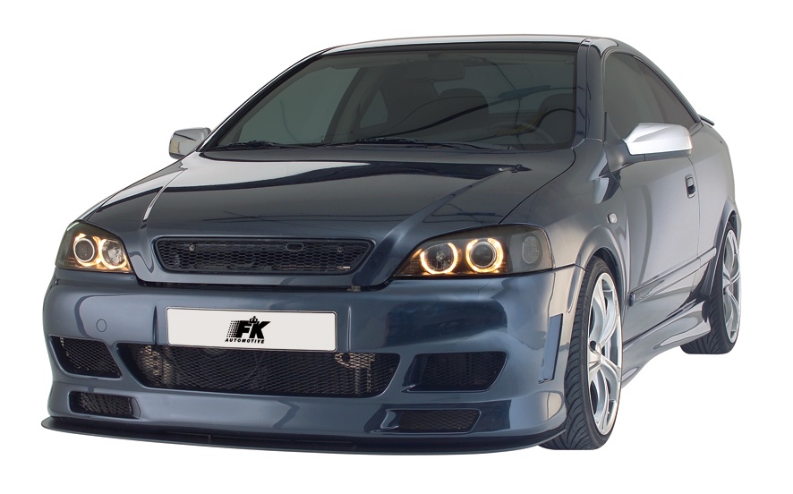 Headlights Opel Astra G Angel Eyes Black