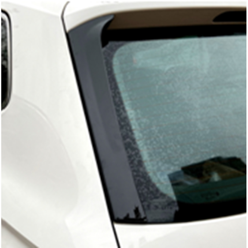 Set rear window side spoilers  Volkswagen Tiguan II 2016-2024 excl. R/R-Line (ABS Glossy Black)