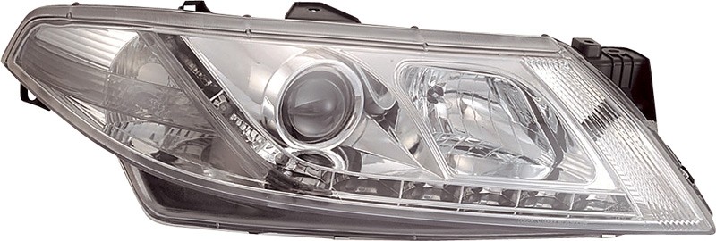 Headlights Renault Laguna 01-07 chrome + Daytime Running Light O