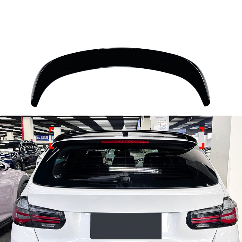 Roof spoiler (Spoiler Cap)  BMW 3-Series F31 Touring 2012-2019 (ABS Glossy Black)