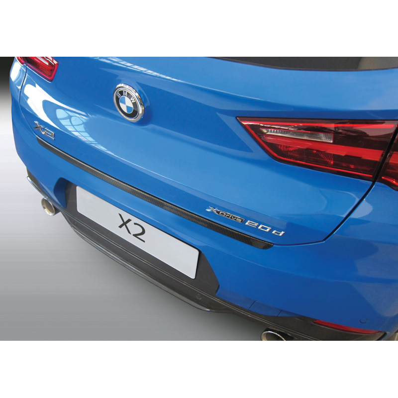 ABS Rear bumper protector  BMW X2 F39 SE/M-Sport/X 3/2018- Black