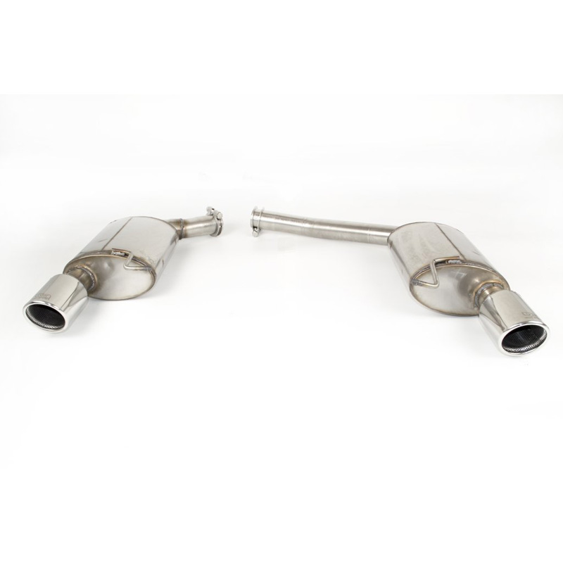 Double stainless steel Sport Exhaust  Audi A4 (B8) Avant 2.0 TSI 155kW 2007-2011 90mm
