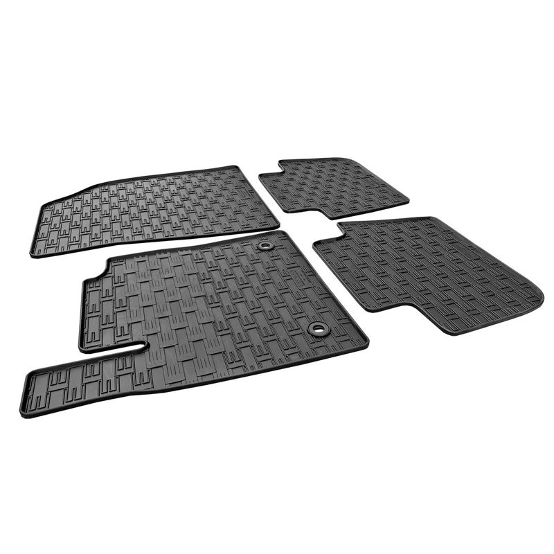 Rubber car mats set  MG 4 (EV) 2022- (4-pieces + fixing system)