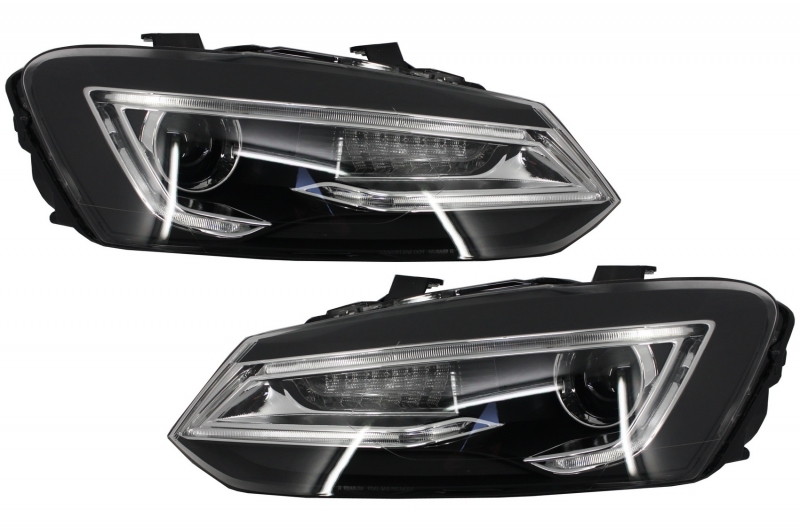 These headlights are designed to complete the sporty design of your Volkswagen POLO 6R / 6C / 61.
