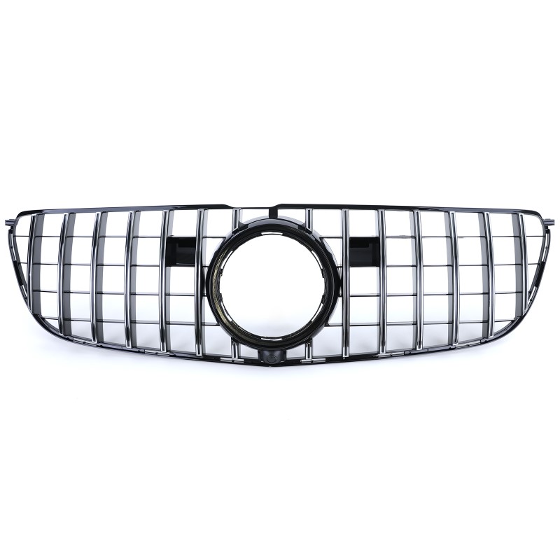 Grill passend voor Mercedes GLS X166 Facelift 15-19 Zwart/Chroom
