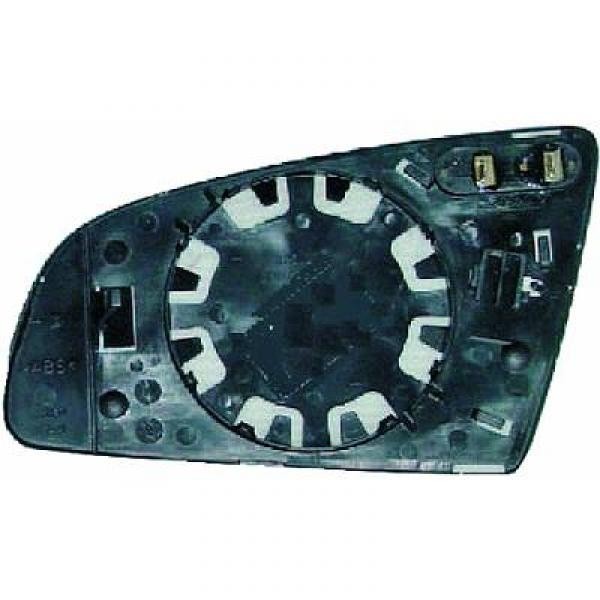 BuitenSpiegel glas links AUDI A3/AUDI A4 03-07 Chroom/VERWARMBAA