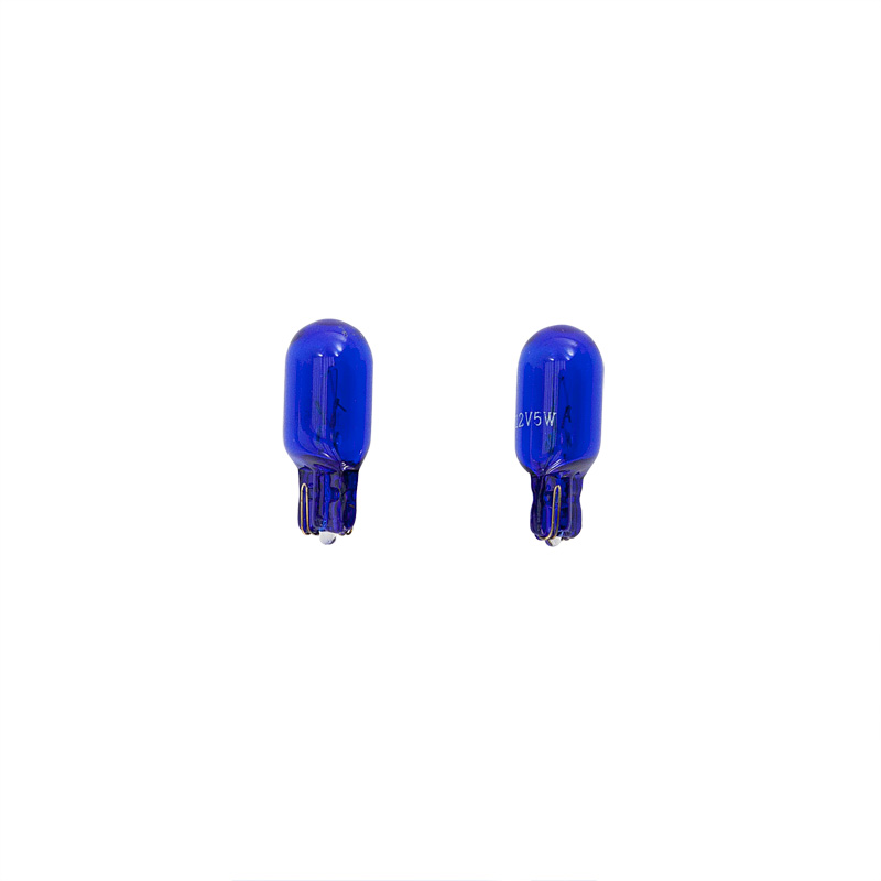 T-10 12V/5W Bulbs 12V Super White (Natural Glass), set of 2 pieces