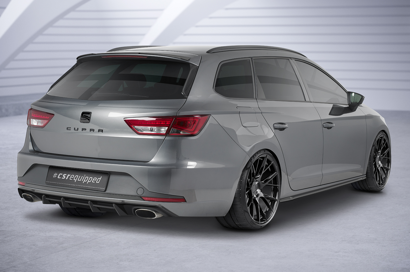 Zijskirts passend voor Seat Leon FR / Cupra CSR Glans Zwart