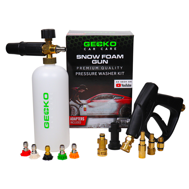 Gecko Snow foam gun + adapters