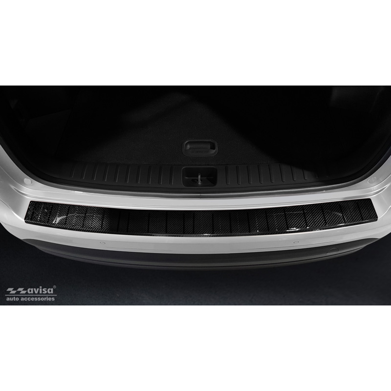Real 3D Carbon Rear bumper protector  Hyundai Tucson Facelift 2018-