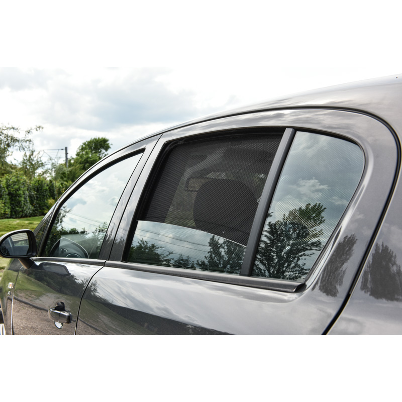 Set Car Shades (rear side doors)  Opel Corsa D 5 doors 2006-2014 & Corsa E 5 doors 2014-2018 (2-pieces)