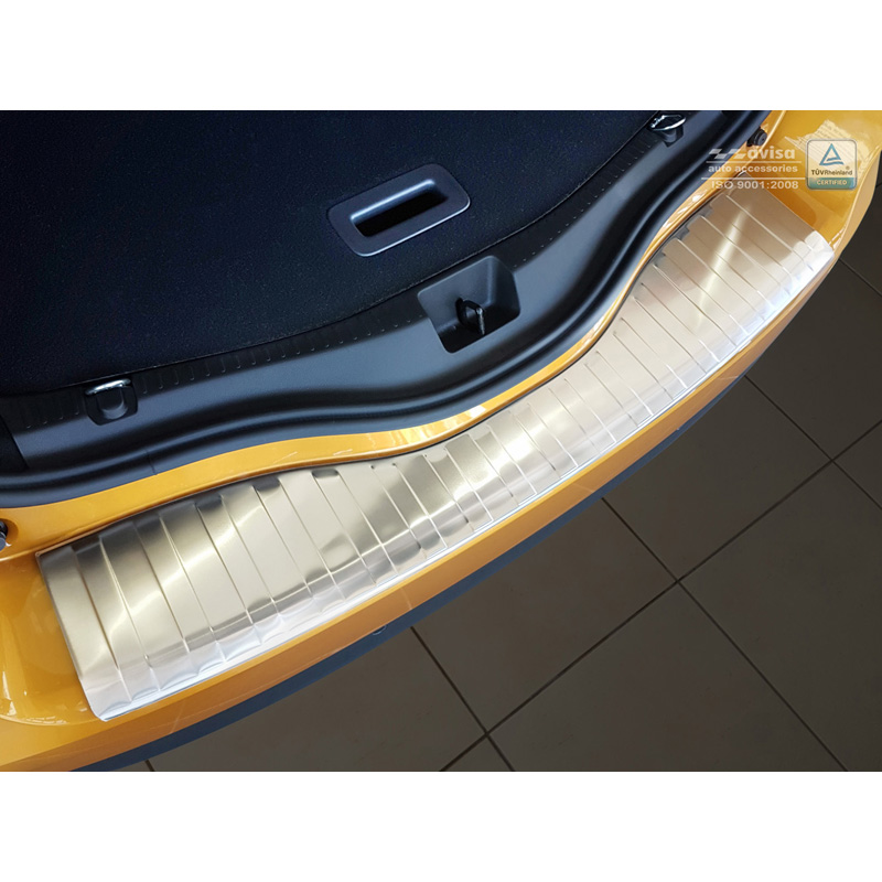 Stainless Steel Rear bumper protector  Renault Scenic IV 2016-2023 'Ribs'
