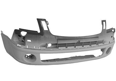 voorbumper, in primer, VTR/VTS,-04/2008 Citroen C2, 2003-2010