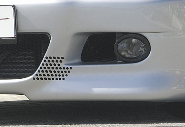 Frontbumper BMW E46 Compact M3-Look Rieger met extra koel openin