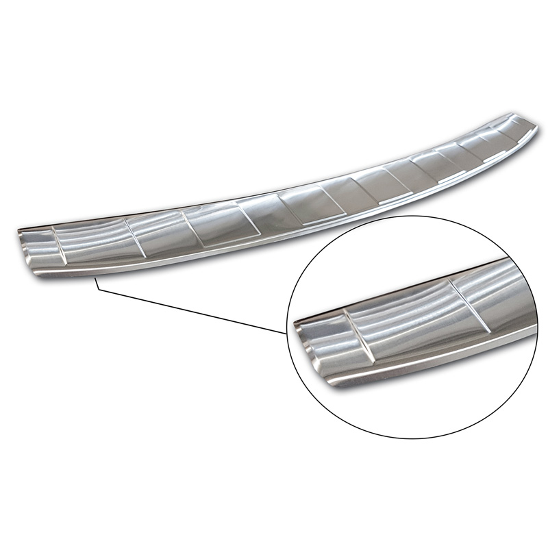 Stainless Steel Rear bumper protector  Renault Zoe II 2019- 'Ribs'