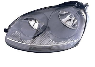 koplamp, Hella, H7+H7, elektr verstelb, chroom huis, links VW Go