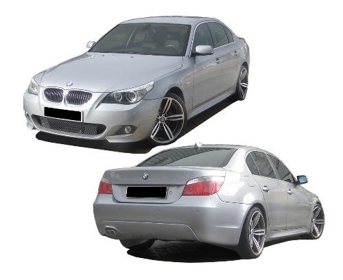 Rear bumper BMW 5-Serie E60 7/03- Sedan