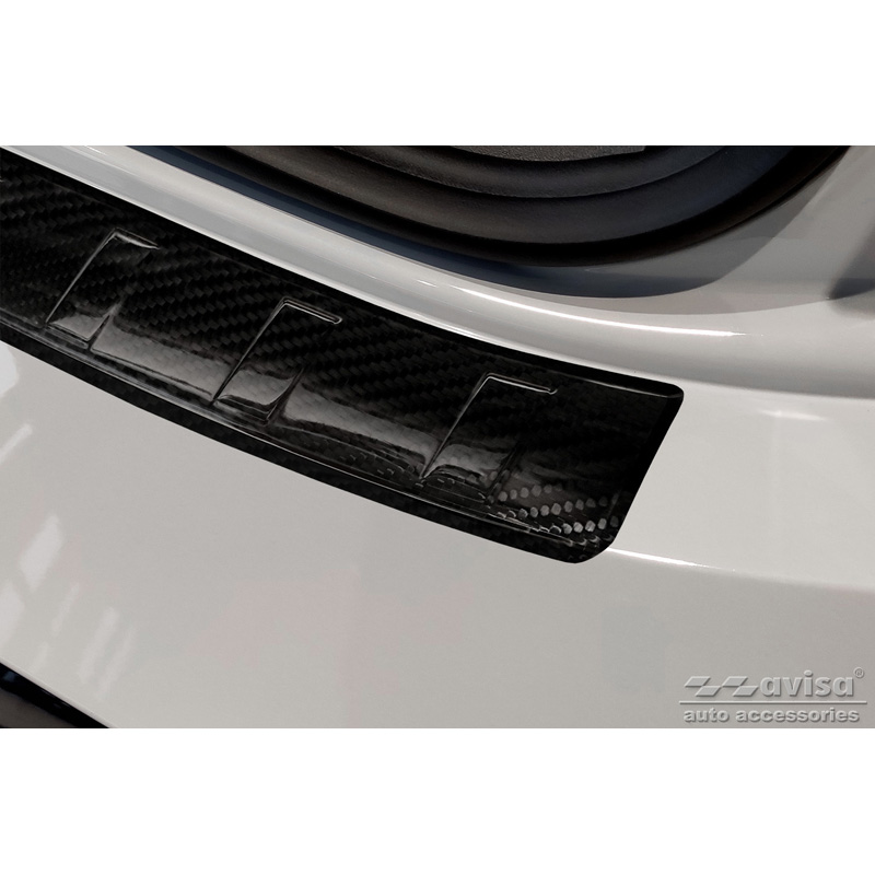 Real 3D Carbon Rear bumper protector  Cupra Born 2021- 'Ribs'