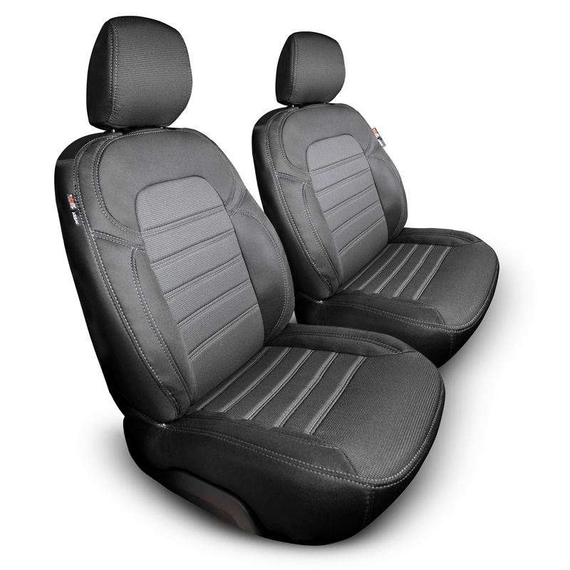 Original Design Textile seat covers 1+1  Ford Transit Custom 2012-2023