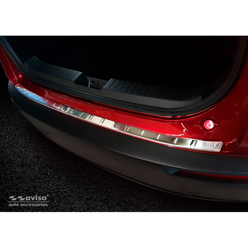 Stainless Steel Rear bumper protector  Mazda CX-30 2019- 'Ribs'
