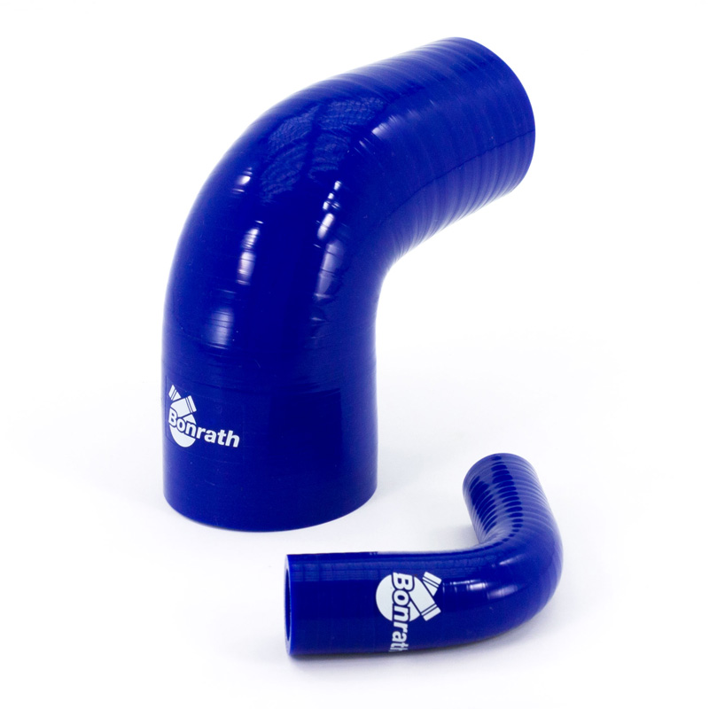 Bonrath Silicon hose Reducer 90 degree Elbow - Length:50mm - Ø89>70mm