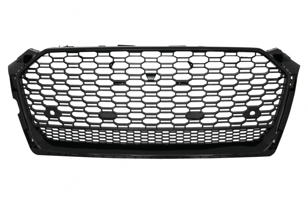 Grill passend voor Audi A5 F5 2017-2019 RS5 Look Look Glans Zwart