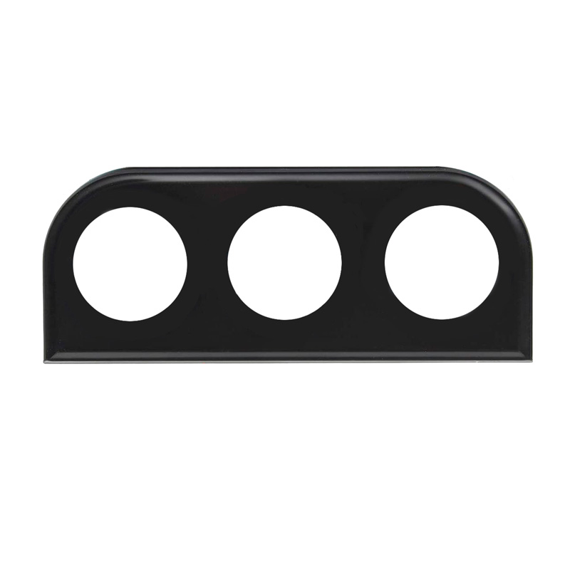 Simoni Racing DIN Panel Metal for 3x52 mm instruments black