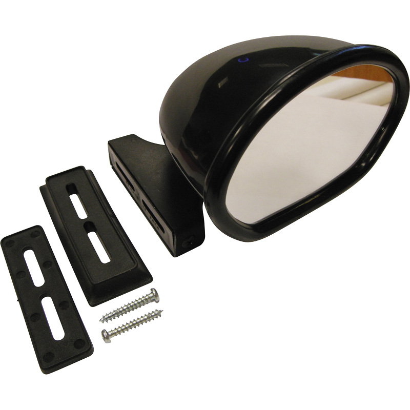 Set universal sport mirrors 'K5' black (door/fender installation)