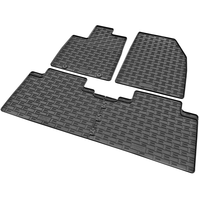 CIKCAR Rubber car mats set  BYD Atto 2 EV 2024- & DM-i Hybrid 2026- (4-pieces + fixing system)