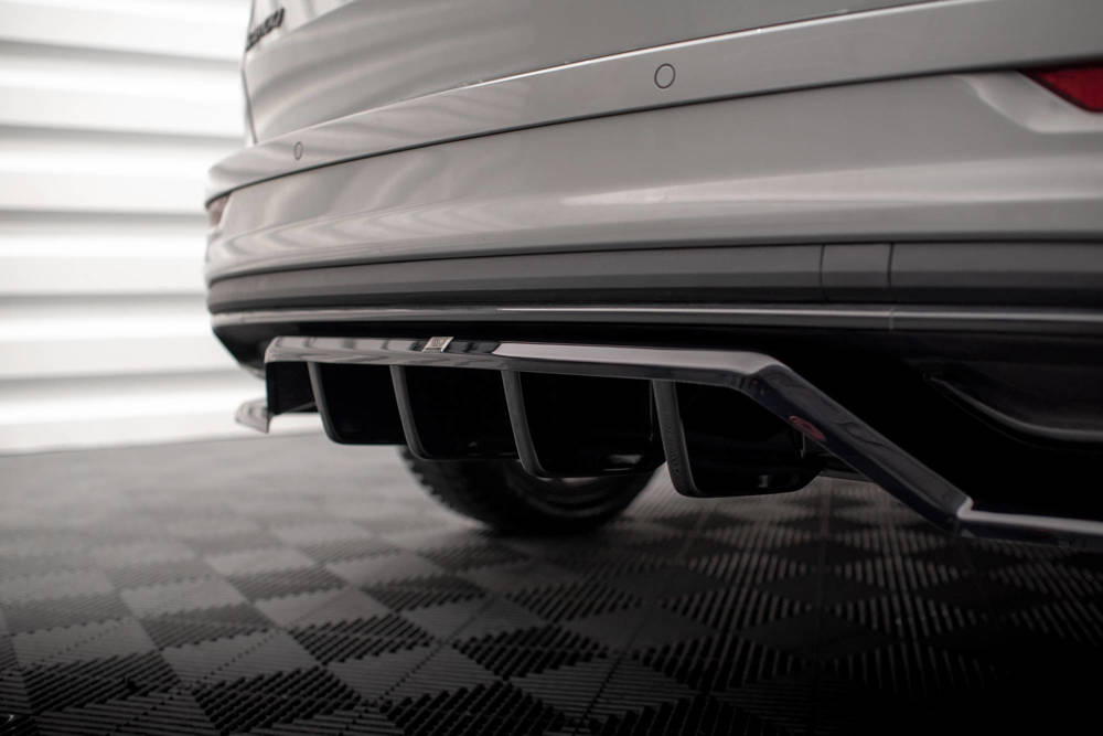 Diffuser passend voor Skoda Karoq Sportline FL Maxton Glans Zwart