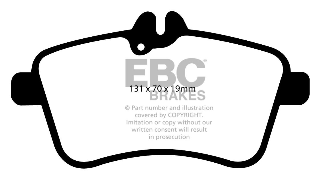 EBC Brakes MERCEDES A-Class (W169) A200 (2.0 Turbo) 2005-.. Remb