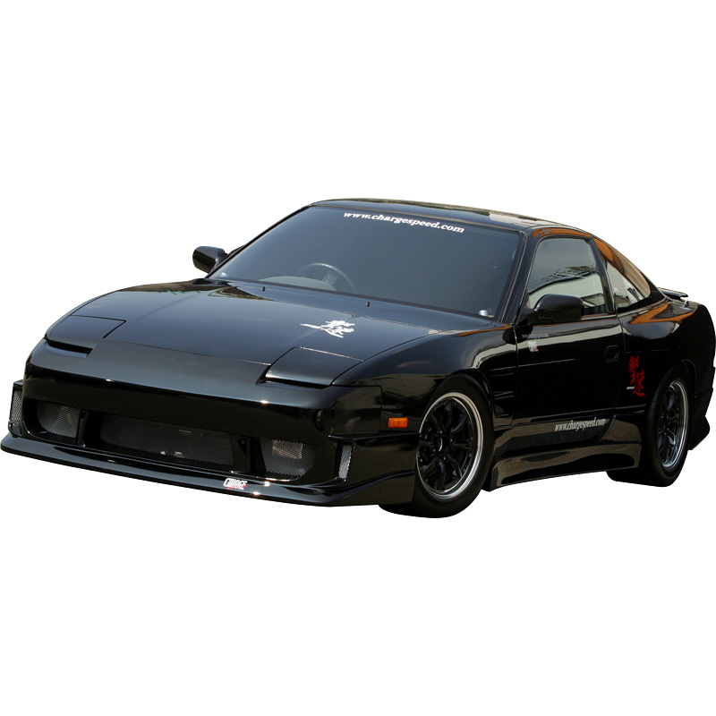 Chargespeed Side Skirts  Nissan S13 180SX/240SX (FRP)